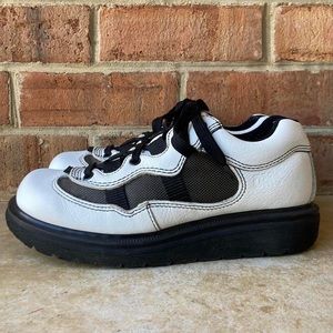 vintage dr. martens MIE 9095 black and white sneakers